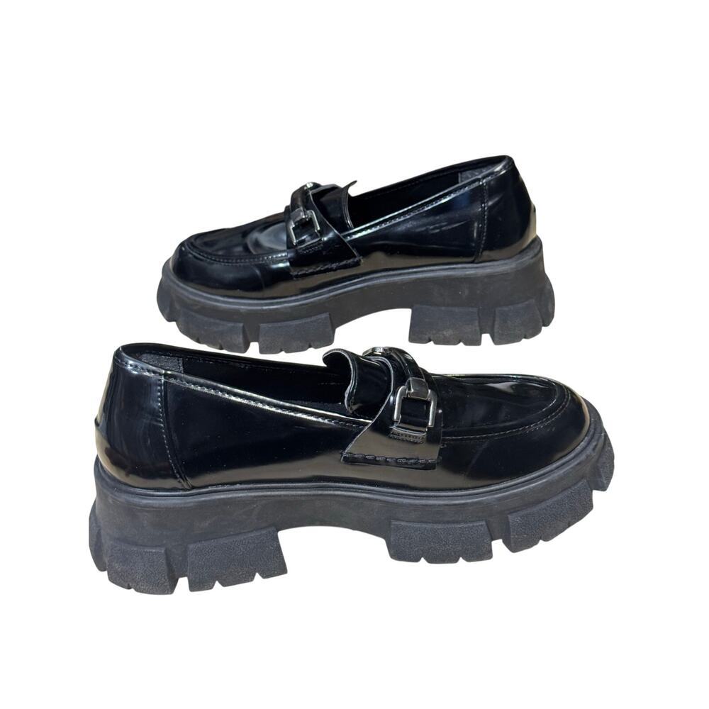 Steve Madden Black Lively Loafers size 8.5 - Picture 4 of 9